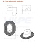Vilpe XL houpa korkea läpivienti musta - Image 2