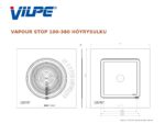 Vilpe Vapour Stop 100-380mm УПЛОТНИТ ПАРОЗАТВ — изображение 2